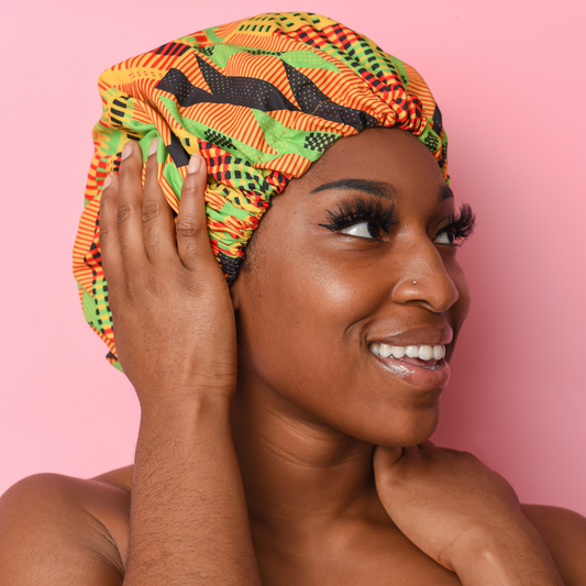 Afro Silk Bonnet