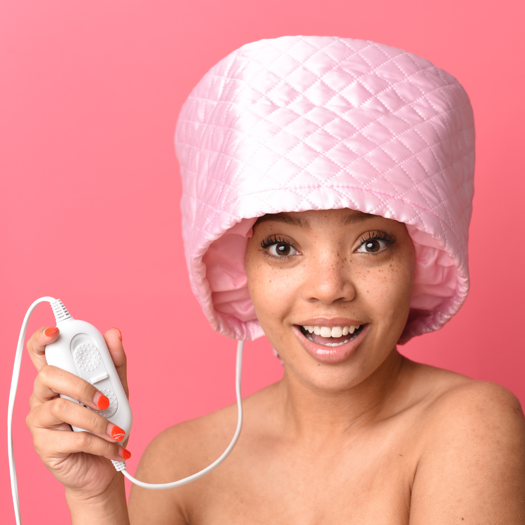 XL Afro Steam Cap 2.0 - Rescue Your Locs with Deep, Lasting Hydration